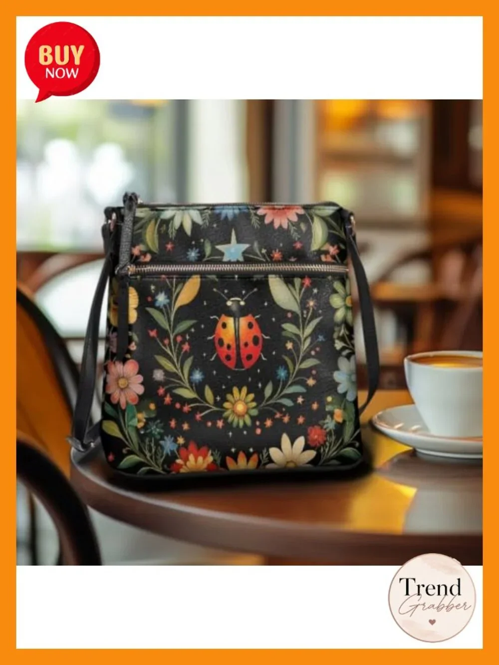 Faux Leather Hobo Crossbody Bag with Adjustable Strap Multi Pocket